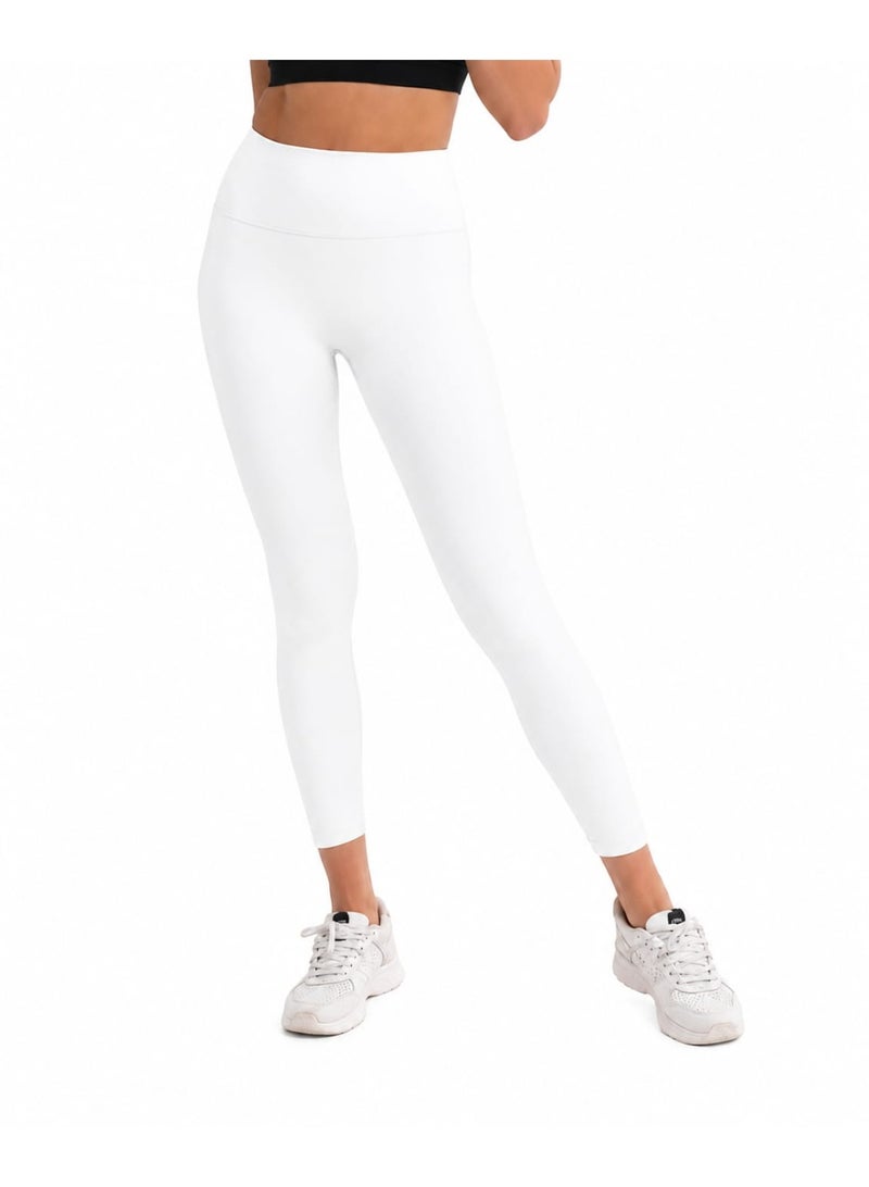 silvy Long stretch pants leggings white