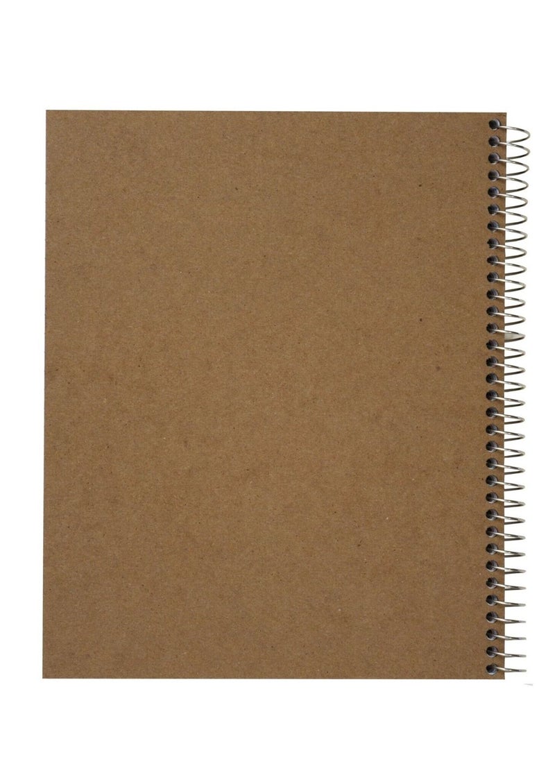 Exceed 1-Subject Single Line Spiral Notebook Dark Blue Cover - Image 3