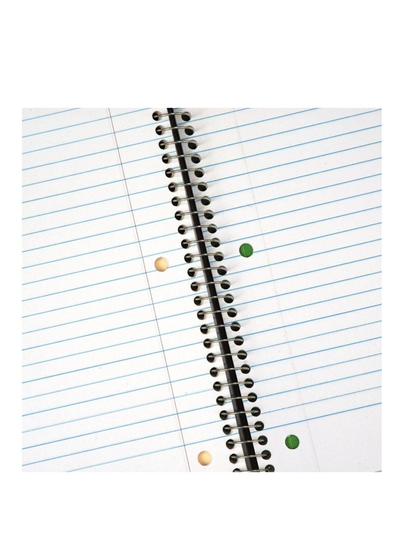 Exceed 1-Subject Single Line Spiral Notebook Dark Blue Cover - Image 2