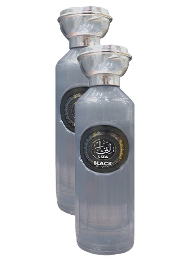ليزا 2 قطع عطر ليزا بلاك للجنسين 100 مل - Image 1