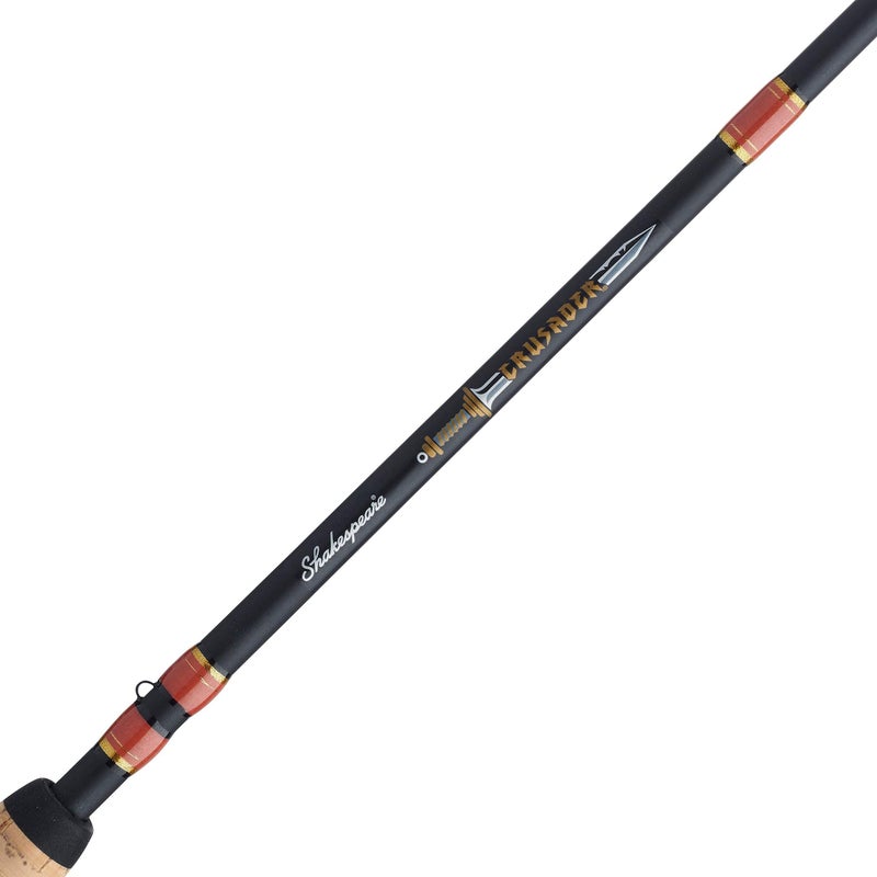 Shakespeare Crusader Spinning Reel and Fishing Rod Combo, Red/Black/Cork - Image 5