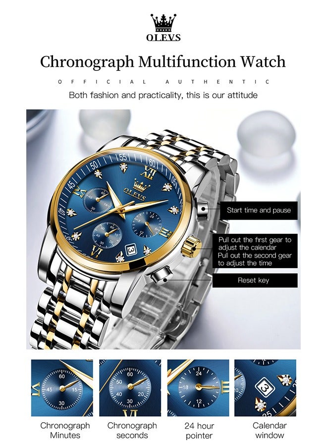 OLEVS Water Resistant Watches For Men - Image 5