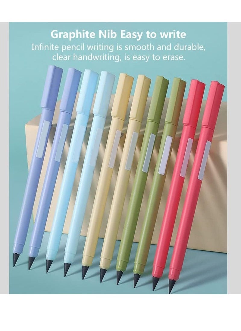 Captaintech Pcs Eternal Pencils Inkless Pen With 10PCS Replaceable Refills Technology Unlimited Writing Magic Pencil For School Office Professional Use  - Image 1