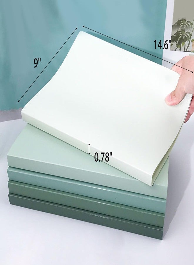 acDesign 5 Pcs Binder with Plastic Sleeves 9"x14.5"Art Portfolio Binder Displays 320-Pages for Information,Documentation(Green) - Image 2