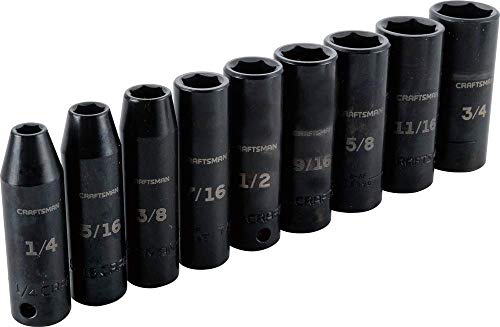 Craftsman Impact Socket Set SAE 38Inch 9Piece CMMT15882 - Image 1