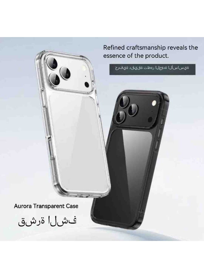 ألترون جراب شفاف مغناطيسي وغير مغناطيسي من ALTRONE Aurora لهاتف iPhone 17 Pro Max، مضاد للاصفرار، يحمي العدسات، تصميم نحيف مقاوم للصدمات (إصدار 2025) - Image 1