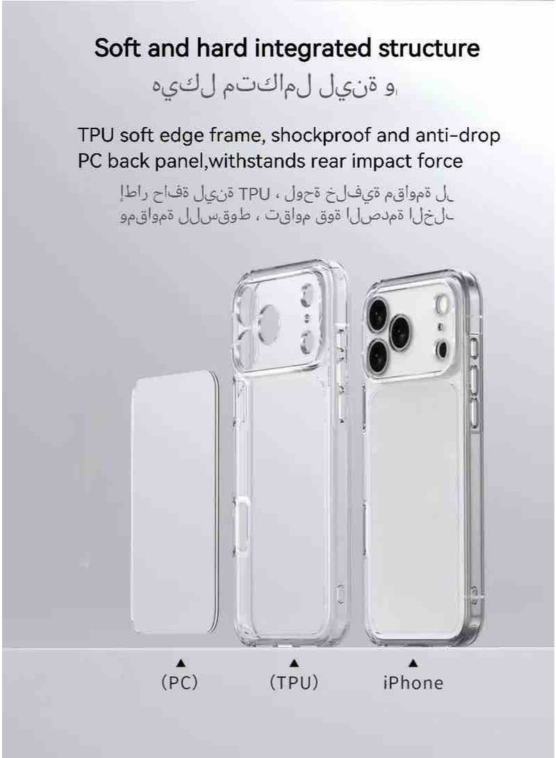 ألترون جراب شفاف مغناطيسي وغير مغناطيسي من ALTRONE Aurora لهاتف iPhone 17 Pro Max، مضاد للاصفرار، يحمي العدسات، تصميم نحيف مقاوم للصدمات (إصدار 2025) - Image 2