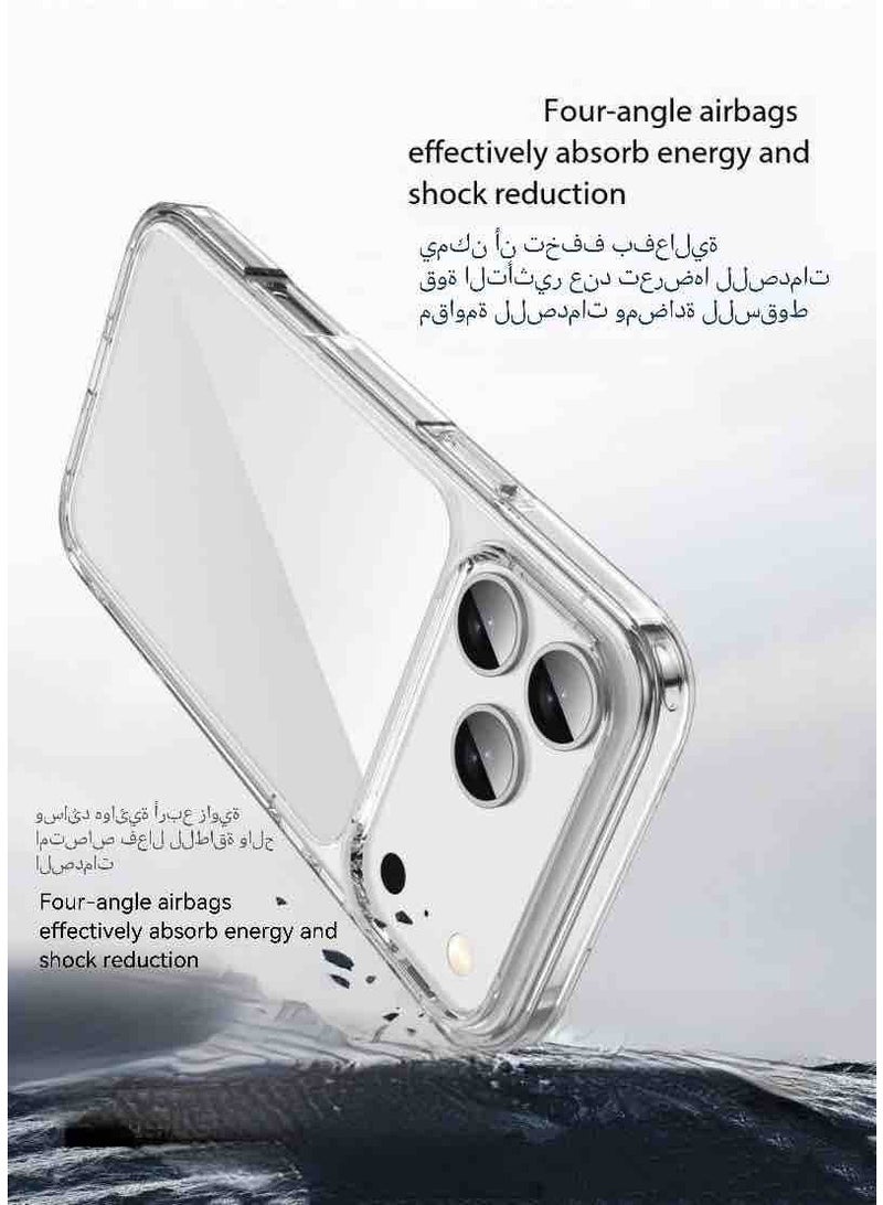 ألترون جراب شفاف مغناطيسي وغير مغناطيسي من ALTRONE Aurora لهاتف iPhone 17 Pro Max، مضاد للاصفرار، يحمي العدسات، تصميم نحيف مقاوم للصدمات (إصدار 2025) - Image 4