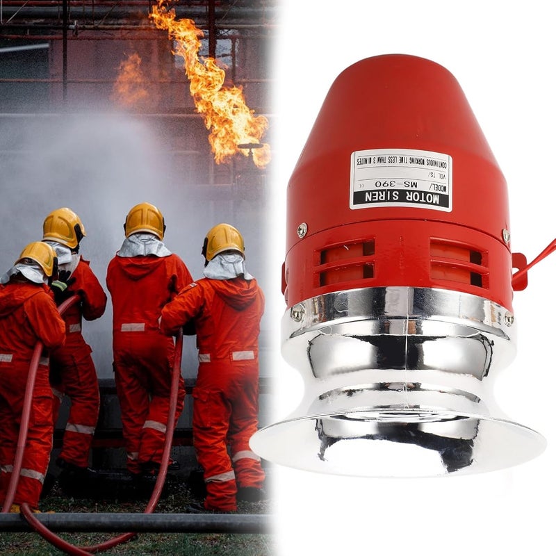 klarako Industrial Alarm Siren, 130dB 40W Industrial Alarm Security Siren, Indoor Outdoor Emergency Alarm Horn for Home, Residential Areas, Industries, Stores and Control Systems (AC110V) - Image 4