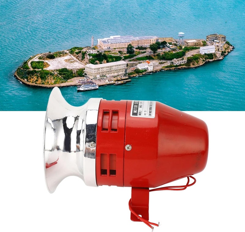 klarako Industrial Alarm Siren, 130dB 40W Industrial Alarm Security Siren, Indoor Outdoor Emergency Alarm Horn for Home, Residential Areas, Industries, Stores and Control Systems (AC110V) - Image 5