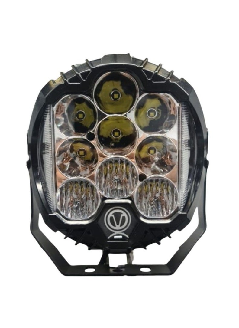 جي تي مصباح ضباب LED عالي التحمل مقاس 7 بوصة 