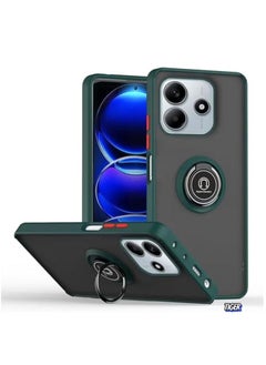 TIGER Xiaomi Redmi Note 14 5G Case Cover – Magnetic Car Mount Holder, Rotational Metal Ring Grip, Kickstand, Shockproof TPU Bumper – Durable and Protective Case for Redmi Note 14 5G with Full Access to Ports  - Image 1