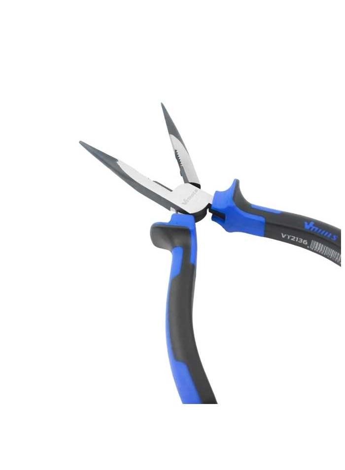 VTOOLS 8 Inch Long Round Nose Pliers with Anti-Slip Handles - Image 4