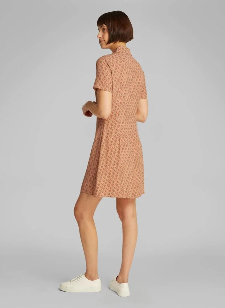 كالفن كلاين جينز Printed Button Down Dress