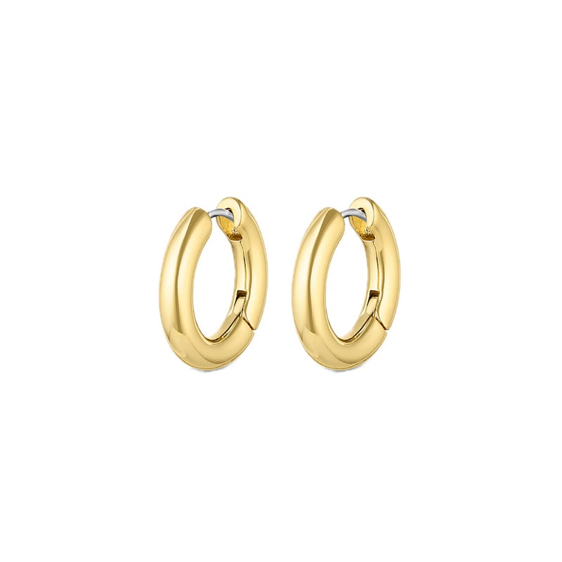 Gorjana Women's Lou Hoops, Gold, One Size - Image 1