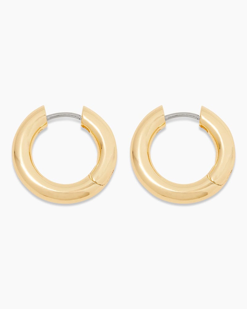 Gorjana Women's Lou Hoops, Gold, One Size - Image 2