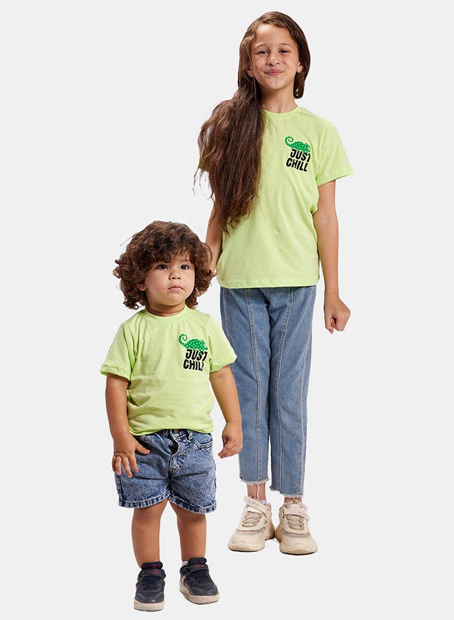 In Your Shoe Just Chill Printed Kids Tee - Image 1