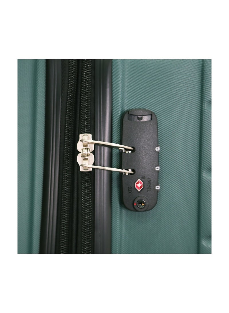 Verage  حقيبة سفر VERAGE 3 قطع، أخضر داكن، قفل TSA، L 28/M 24/S 20 - Image 5