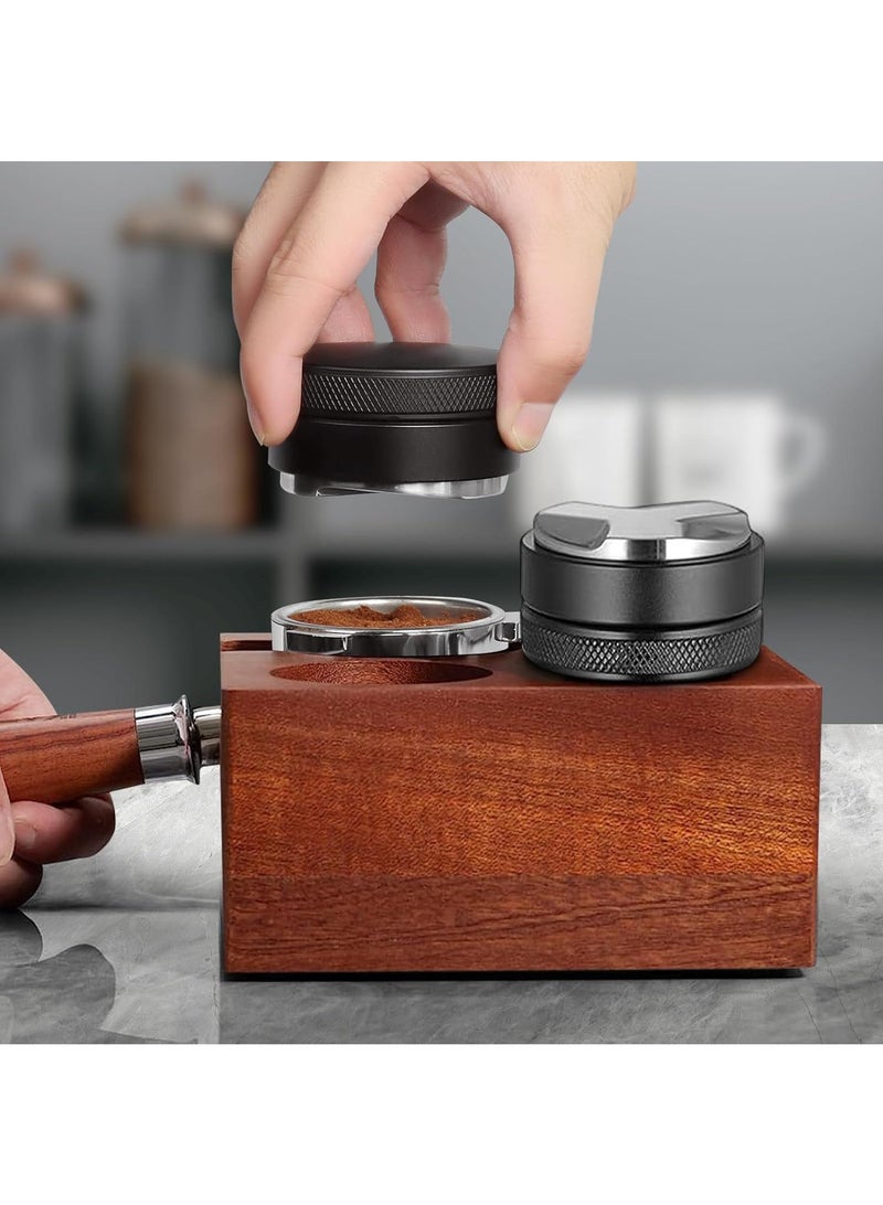 Y&D 53MM Stainless Steel Professional Coffee Flatten Powder Cloth Powder Maker - Image 2