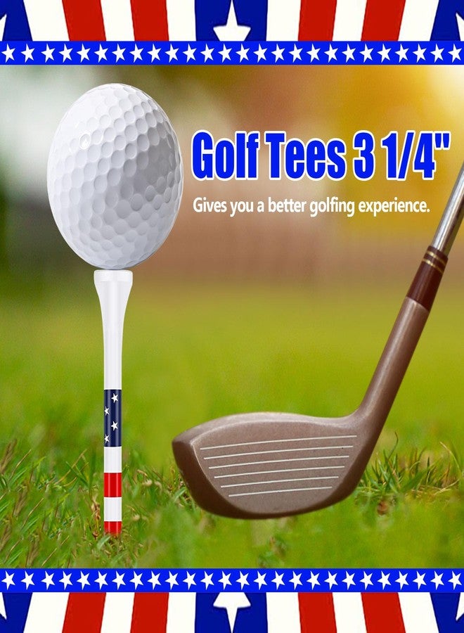 Dukars 3-1/4" Performance Golf Tees, Stars and Stripes, 100 Count - Image 3