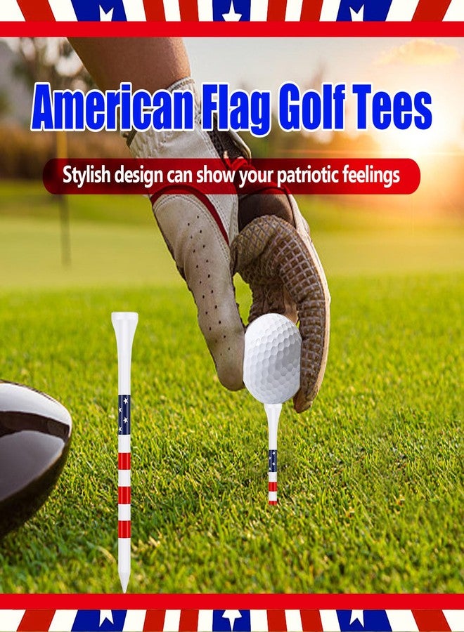 Dukars 3-1/4" Performance Golf Tees, Stars and Stripes, 100 Count - Image 2