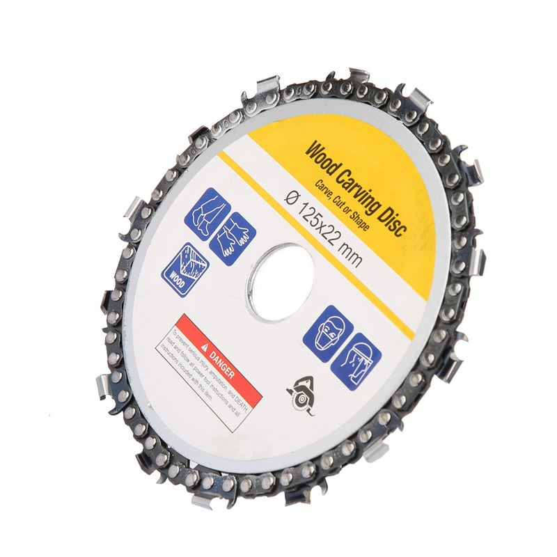 5" 14 Tooth Angle Grinder Chain Disc Woodworking Chain Wheel 125*22mm - Image 5