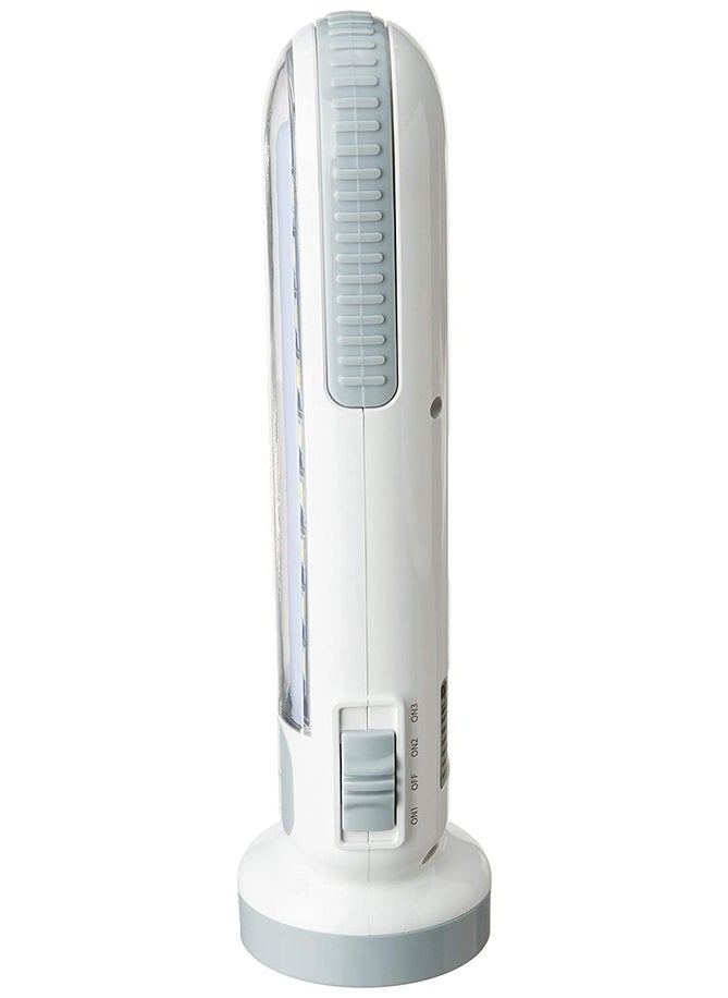 Dwarakesh Enterprises Dwarakesh Enterprises Rechargeable 7102b 5 watts 1 watt Heavy Duty high Brightness Twin Tube Emergency Light 22 6 cm 1300 mAH Battery  - Image 2