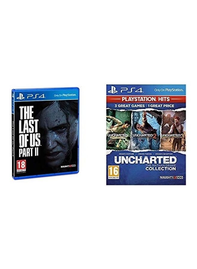 سوني لعبتا "The Last of Us Part II" و"Uncharted the Nathan Drake Collection"، من مجموعة بلايستيشن هيتس (إصدار عالمي) - ps4_ps5 - Image 1