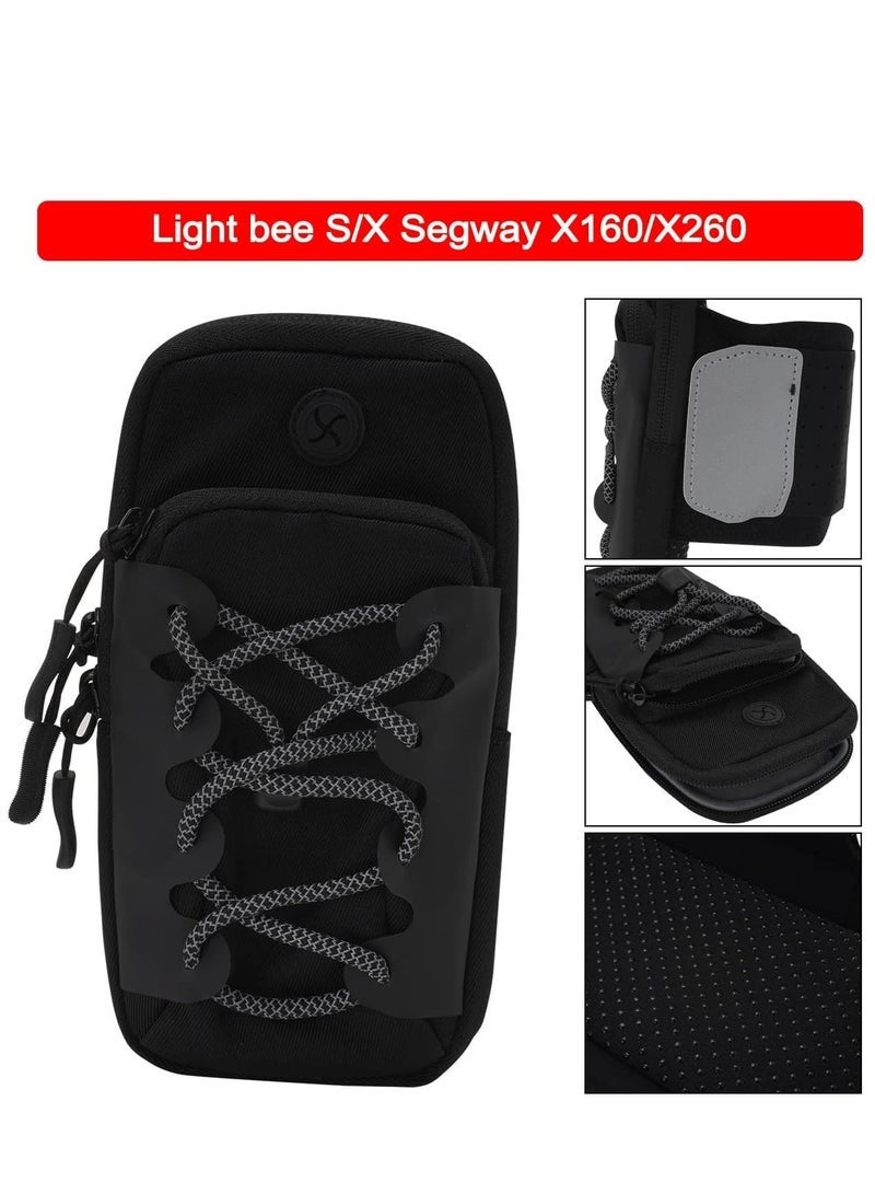 جيفت حقيبة بإطار أمامي عالمية للدراجات النارية الكهربائية، مناسبة لدراجات سور رون LBX E-Ride Pro Rawrr Mantis، تحمل الهاتف والمفاتيح، لون أسود. - Image 4