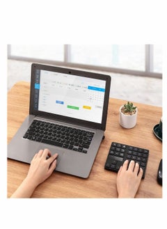 Y&D Numeric Keypad, Ultra-Silent External Pad,USB Rechargeable Number Pad Keyboard with 35 Keys for Ma cbook,Android, Windows(Black)  - Image 5