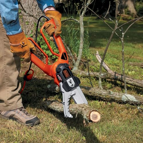 BLACK+DECKER Lopper Chain Saw, 4.5-Amp Pruner, Loppers for Tree Trimming Heavy Duty (LP1000) - Image 2