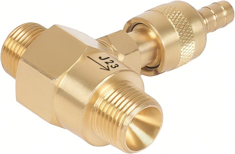 Mingou 5-8 GPM Pressure Washer Chemical Injector 100776 for General Pump Power Washer Downstream Injector 2.3mm Orifice Max 4500 PSI for 3/8" NPT-M High Draw to 20% - Image 3
