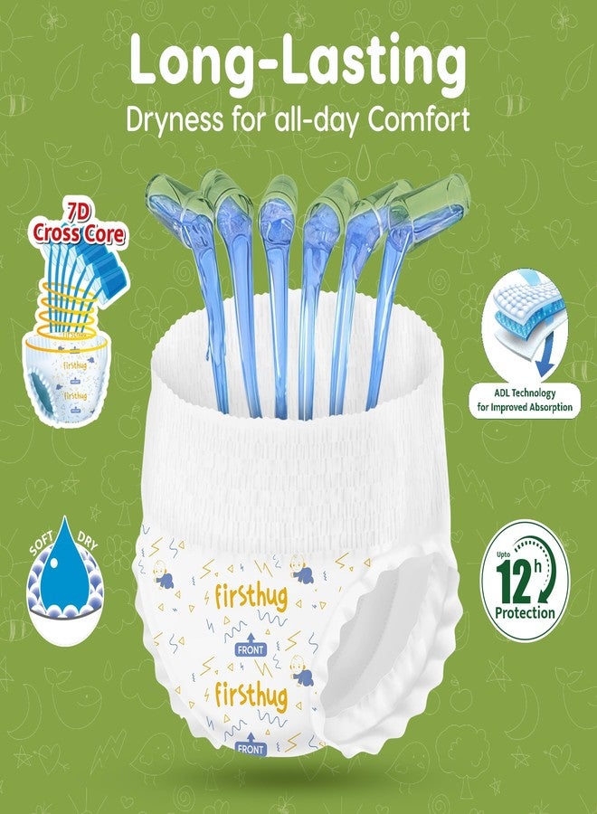 FIRSTHUG Baby Diaper Pants with Advanced Leak Protection | Soft & Comfortable| New Born | Up to 5 Kg | 42 Count | Pack of 1 - Image 3