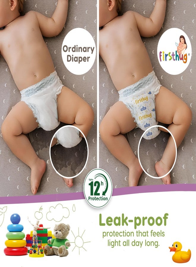 FIRSTHUG Baby Diaper Pants with Advanced Leak Protection | Soft & Comfortable| New Born | Up to 5 Kg | 42 Count | Pack of 1 - Image 5
