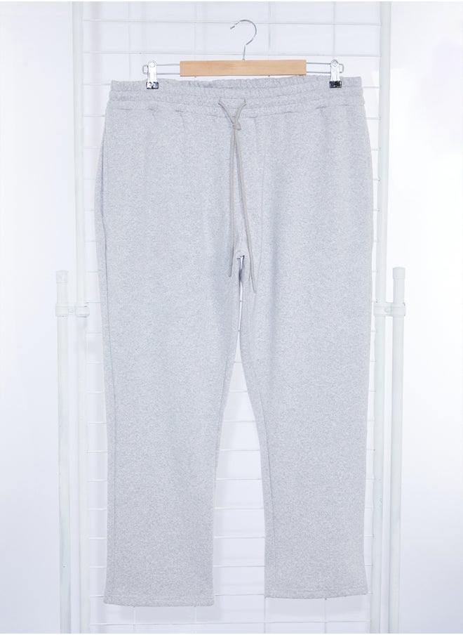 trendyol - Grey Regular/Normal Cut Plus Size Sweatpants TMNAW25AJ00004 - Image 1
