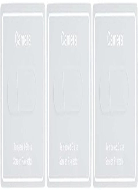 Tempered glass camera lens protector for samsung galaxy a50s pack of 3 clear