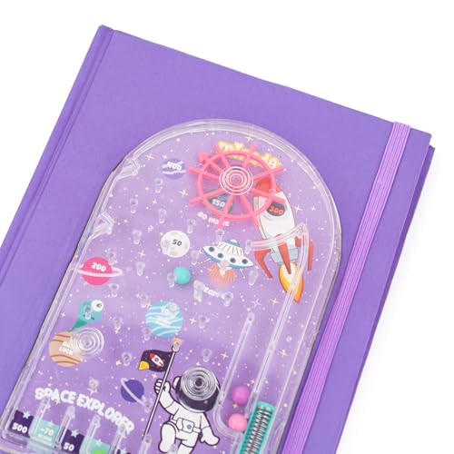Mirada Pinball Space Notebook – Cute Space-Themed Stylish Diary for Study, School & Travel, Ideal Birthday Gift for Kids - Image 3
