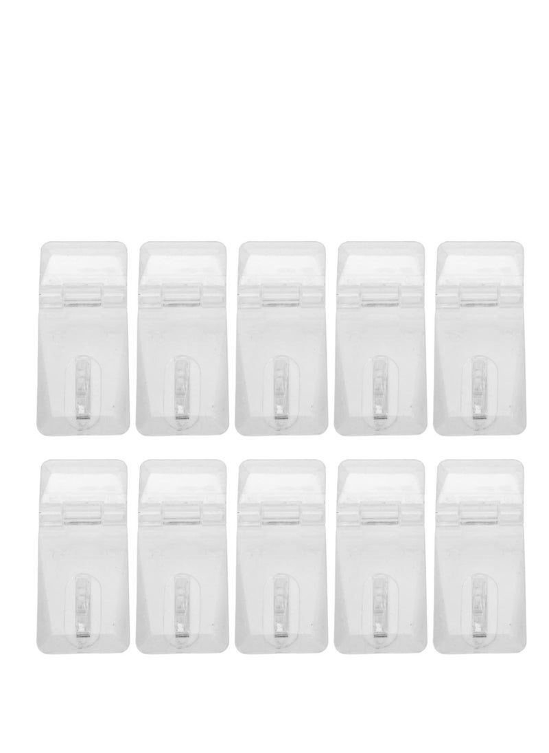 Y&D 20 Sets Mini Hinge Hasp Acrylic Buckle Box Clear Latch Lock Buckles for Doors, Jewelry Box, Cabinet  - Image 1
