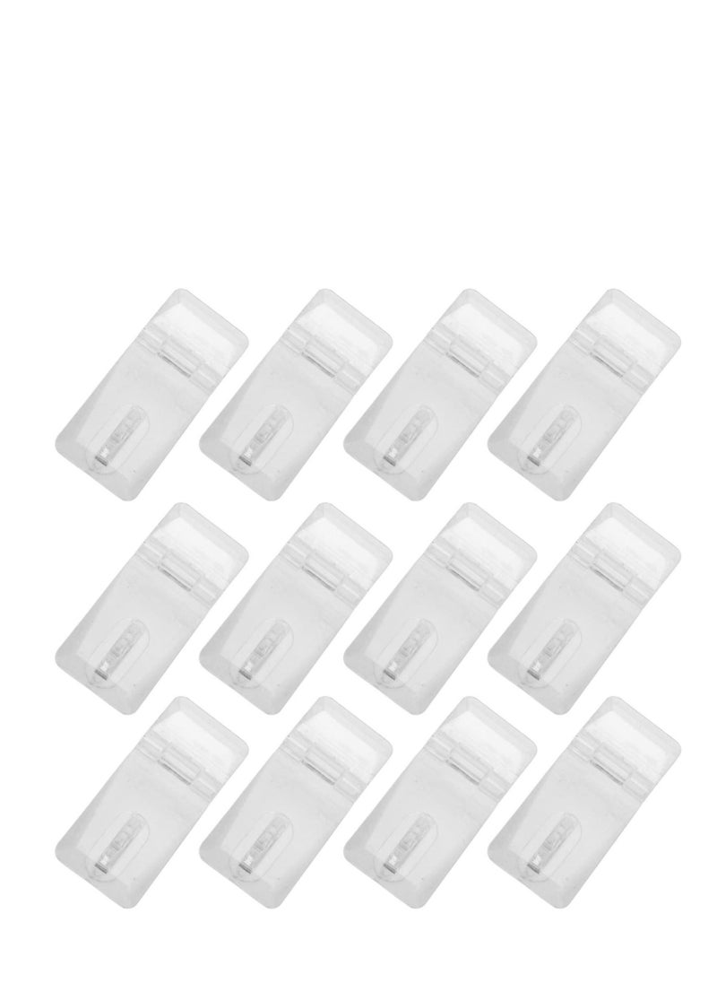 Y&D 20 Sets Mini Hinge Hasp Acrylic Buckle Box Clear Latch Lock Buckles for Doors, Jewelry Box, Cabinet  - Image 4