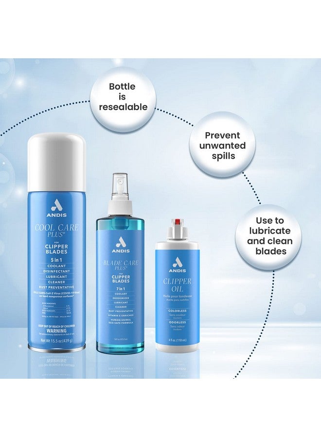 زيت شفرة أنديس للعناية بالحلاقة، مصمم خصيصًا لتنظيف وتزييت الشفرة، مما يطيل عمرها. استخدمه بانتظام للحصول على أقصى قوة للماكينة وعمر أطول للشفرة - 118 مل (عبوة من قطعتين) - Image 3