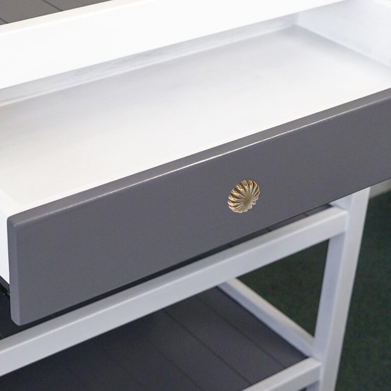 Vintage Brass Flower Cabinet Handles Antique Golden Kitchen Drawer Pulls Hardware - Image 5