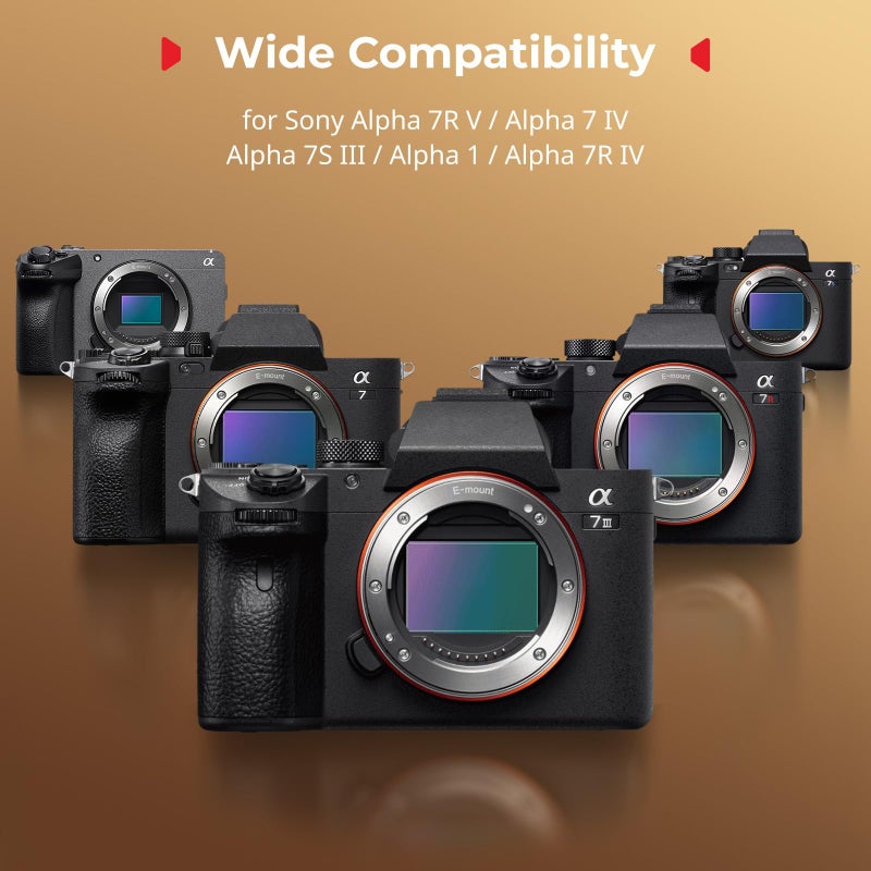 SmallRig A7 V / A7 IV / A7R IV / A7R V / A7S III / A1 Camera Cage with Built-in Slot for AirTag, for Sony Alpha 7 V / 7R V / 7 IV / 7S III / 1 / 7R IV - Image 2