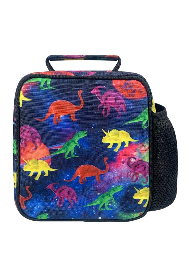 JUST HYPE Insulated Lunch Bag - Multi Space Dinosaurs - Image 4
