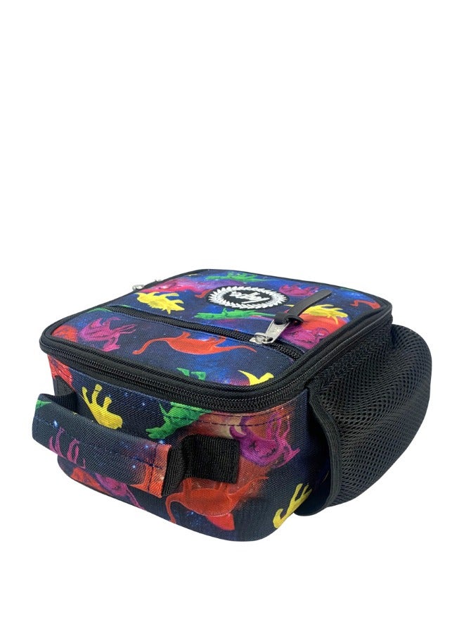 JUST HYPE Insulated Lunch Bag - Multi Space Dinosaurs - Image 5