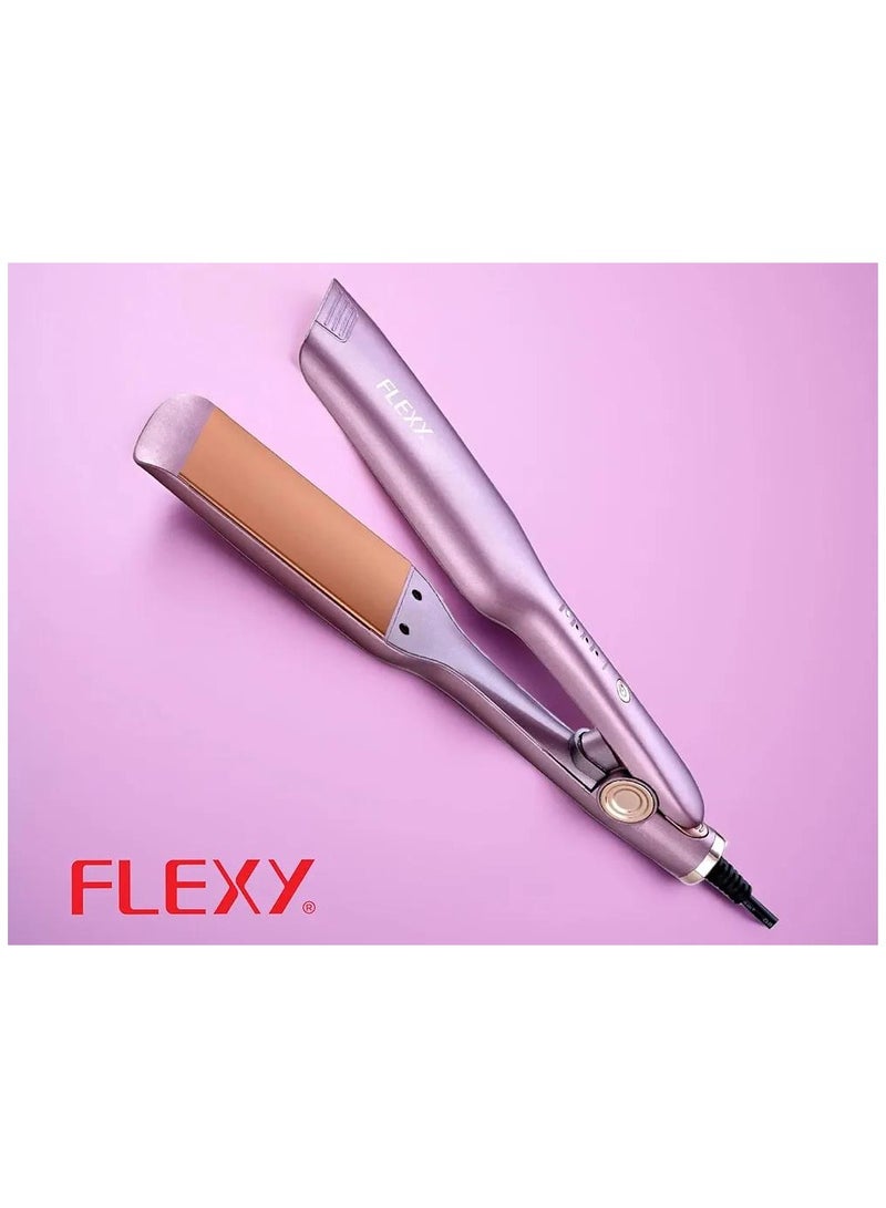 فليكسي مصفف الشعر متعدد الوظائف FLEXY FHS233ST - فرد شعر احترافي بالكيراتين وخلاصة جوز الهند - Image 3