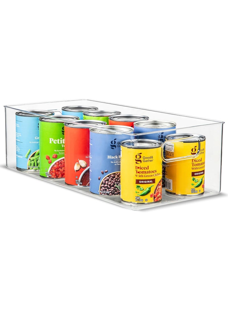 KITCHENOO Plastic Food Storage Clear Container Bin with Handles for Organizing Kitchen, Pantry, Fridge, Freezer, Pantry,Bathroom 4 pieces - Image 2
