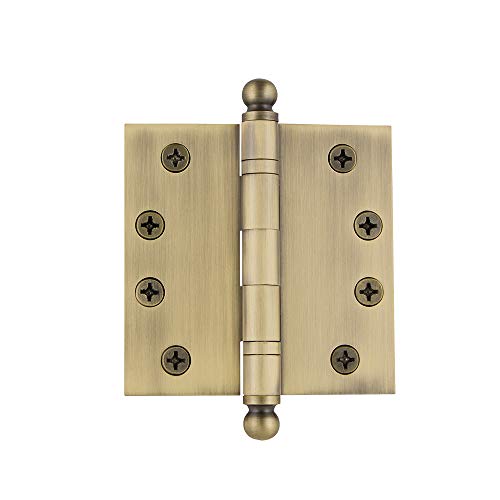 Nostalgic Warehouse Ball-Tip Residential Door Hinge with Square Corners - Image 1