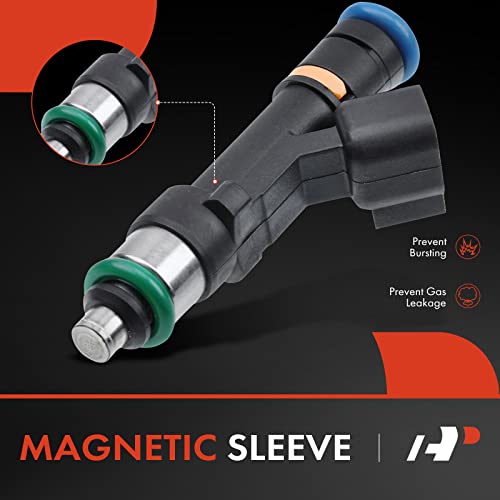 A-Premium Fuel Injectors Compatible with Mazda 3 2004-2013, 3 Sport 2009-2013, 5 2008-2010, 6 2006-2008, MX-5 Miata 2006-2015, L4 2.0L 2.3L, Set of 4, Replace# 842-12370 - Image 3