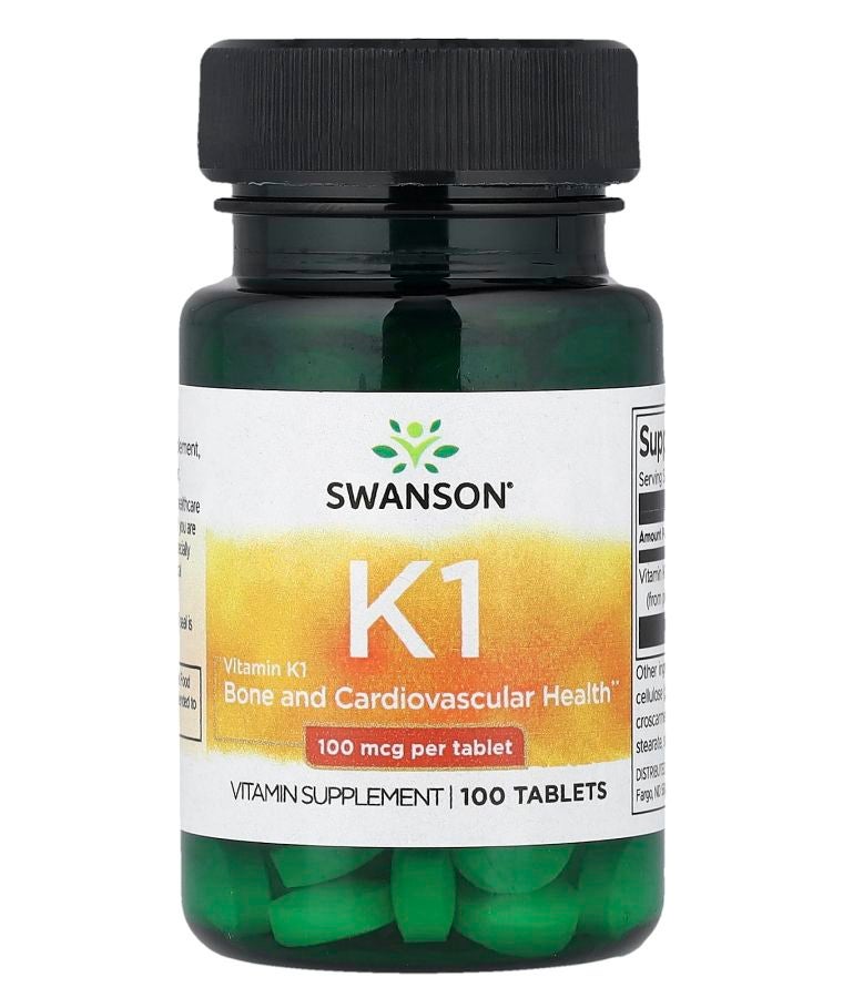 SWANSON Vitamin K1 100 mcg 100 Tablets
