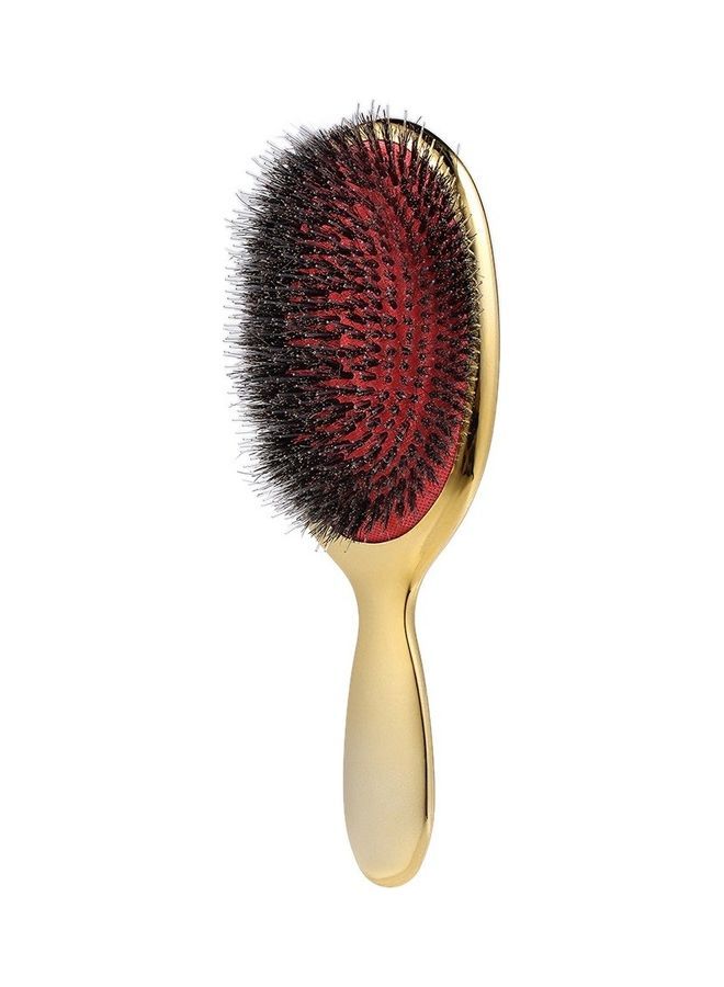 NIBEMINENT Professional Hair Brush Massage Comb Gold 23x8x4cm - Image 1